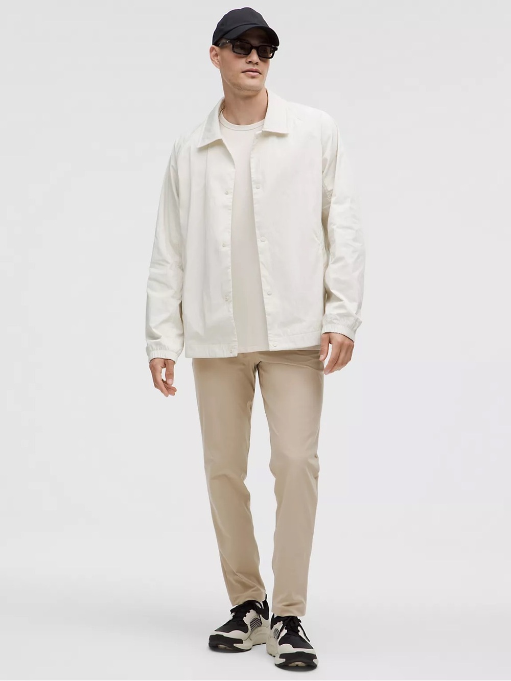 LULULEMON abc 5 pocket pants in khaki Men's Slim Straight Khaki Pants - Beige